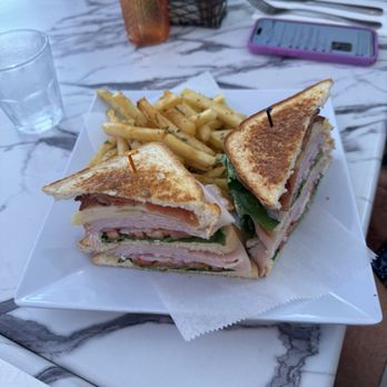 FL Cafe - My wife had the club from the lunch menu. She said it was very flavorful. She shared the fries and we considered them the best ever. - New American Near Me - Miami Beach, Florida FL Cafe - My wife had the club from the lunch menu. She said it was very flavorful. She shared the fries and we considered them the best ever. - New American Near Me - Miami Beach, Florida