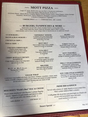 Menu photo 1 Mott Canyon Tavern & Grill Stateline, NV Menu photo 1 Mott Canyon Tavern & Grill Stateline, NV
