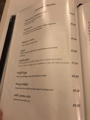 Menu photo 1 Sahil Restaurant Copenhagen, 84 Menu photo 1 Sahil Restaurant Copenhagen, 84