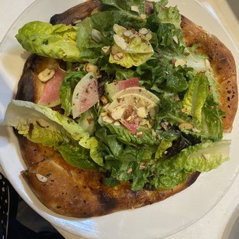 The Rose - Salad Pie (pizza with a salad on it) - Wine Bars Near Me - San Diego, California