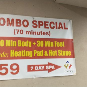 7 Day Spa - Combo special requires higher tips. - Reflexology Near Me - Houston, Texas 7 Day Spa - Combo special requires higher tips. - Reflexology Near Me - Houston, Texas