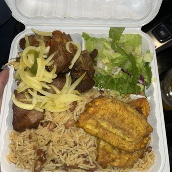 The Island - Fried turkey with rice and beans - Haitian Near Me - Malden, Massachusetts The Island - Fried turkey with rice and beans - Haitian Near Me - Malden, Massachusetts