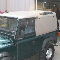 Badger II FDS with alpine windows in sandlewood colored Twillfast topping.