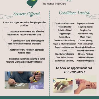 Garden State Hand Therapy - Occupational Therapy Near Me - South Plainfield, New Jersey Garden State Hand Therapy - Occupational Therapy Near Me - South Plainfield, New Jersey