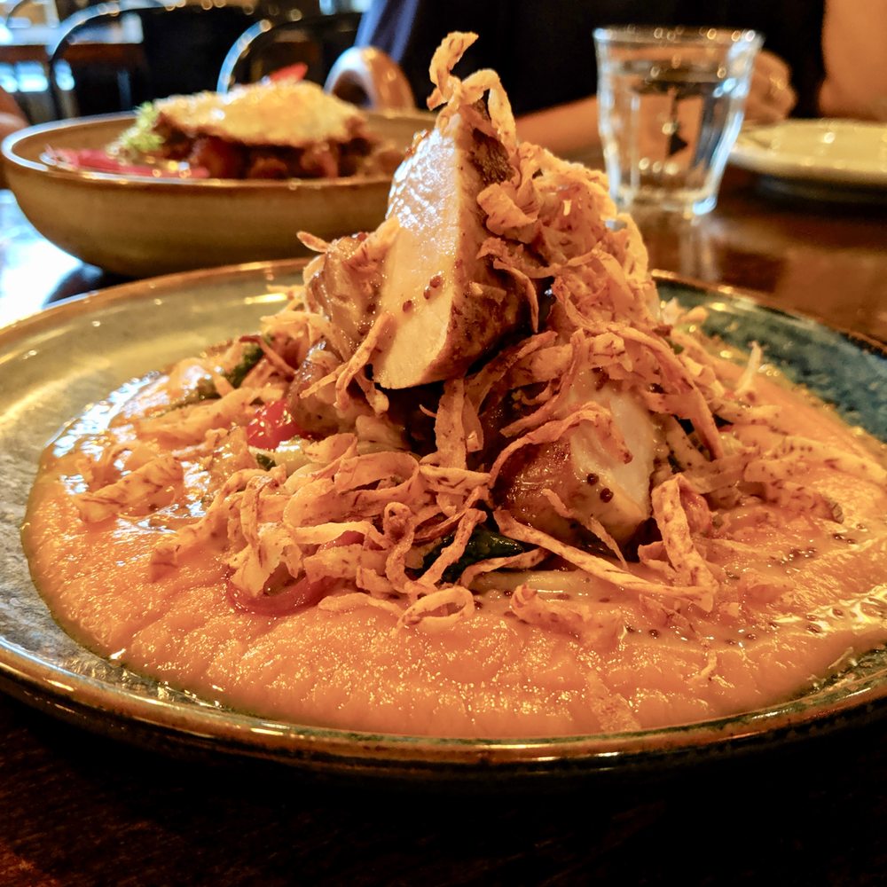 Alchemy Coffee - Pork center loin with sweet potato apple puree - Coffee & Tea Near Me - Markham, Ontario Alchemy Coffee - Pork center loin with sweet potato apple puree - Coffee & Tea Near Me - Markham, Ontario