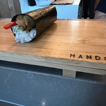 Hando - Fried oyster handroll - Sushi Bars Near Me - Houston, Texas Hando - Fried oyster handroll - Sushi Bars Near Me - Houston, Texas