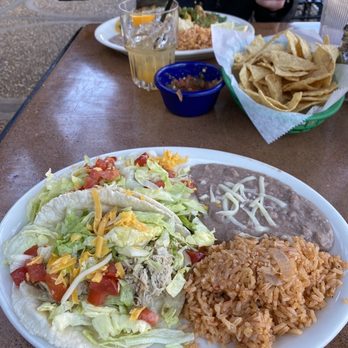 Casa Rio - Chicken Crispy or Soft Taco Plate - Mexican Near Me - San Antonio, Texas Casa Rio - Chicken Crispy or Soft Taco Plate - Mexican Near Me - San Antonio, Texas