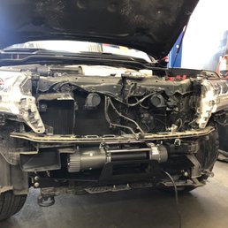 Front bumper off Front bumper off