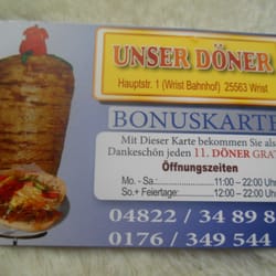 Yunus Bozukluhan Imbissbetrieb Unsere Döner