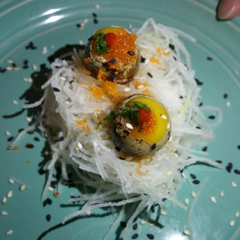 Sushi Domo - Quail egg shooters - Sushi Bars Near Me - Arlington, Texas Sushi Domo - Quail egg shooters - Sushi Bars Near Me - Arlington, Texas