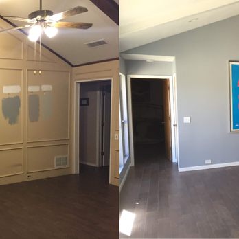 VIP Services - Before and After Living Room Renovation by VIP Services - General Contractors Near Me - Wylie, Texas