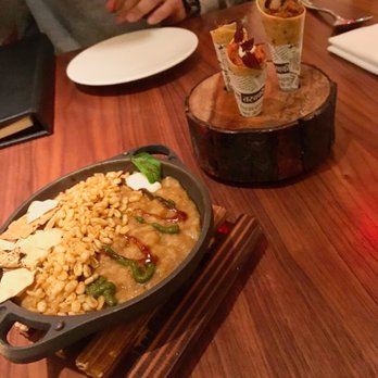 Indian Accent - Bengal Rice Khichdi and Mathri Trio - Indian Near Me - New York, New York