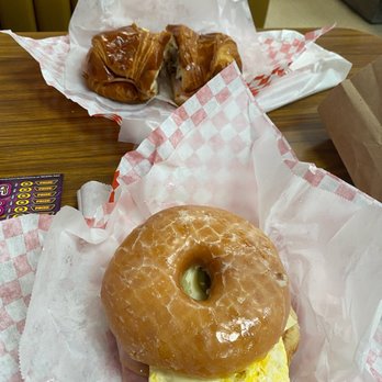 World's Fare Donuts - Mega sandwich and glazed donut sandwich...delicious!!! - Donuts Near Me - Hayward, California World's Fare Donuts - Mega sandwich and glazed donut sandwich...delicious!!! - Donuts Near Me - Hayward, California