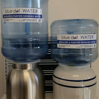 Blue Dot Water - Porcelain and stainless steel water crocks for sale - Water Delivery Near Me - Reno, Nevada