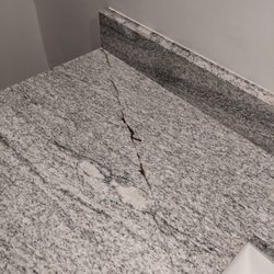 Quality Granite & Cabinets - Countertop that was installed.
