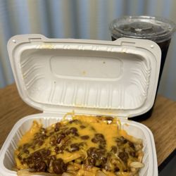 The Happy Hound - Chili cheese French Fries small
