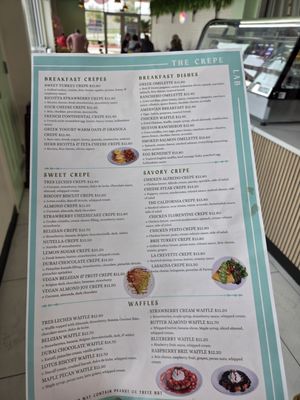 Menu photo 1 The Crepe Lab Round Rock, TX