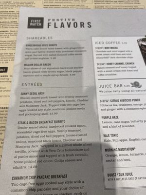 Menu photo 7 First Watch Miami, FL
