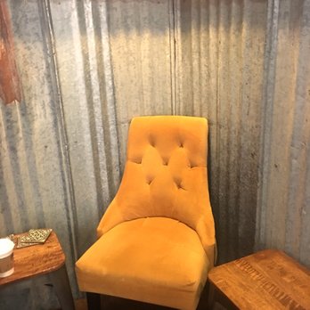 Pachamama Coffee - Golden chair - Cafes Near Me - Placerville, California
