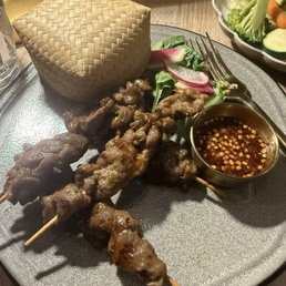 Pork skewers