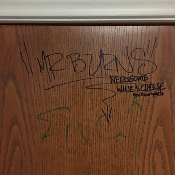 Utopia Club - graffiti on the door of a bathroom - Lounges Near Me - Tulsa, Oklahoma Utopia Club - graffiti on the door of a bathroom - Lounges Near Me - Tulsa, Oklahoma