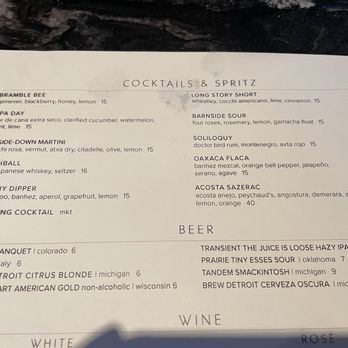 Dixboro Project - Drinks menu - Breakfast & Brunch Near Me - Ann Arbor, Michigan Dixboro Project - Drinks menu - Breakfast & Brunch Near Me - Ann Arbor, Michigan