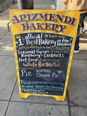 Menu photo 4 Arizmendi Bakery San Francisco, CA