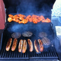El Cajon Hobbies - BBQ in the back