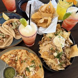 HH - Seafood Quesdailla, Nachos, Frozen Margaritas