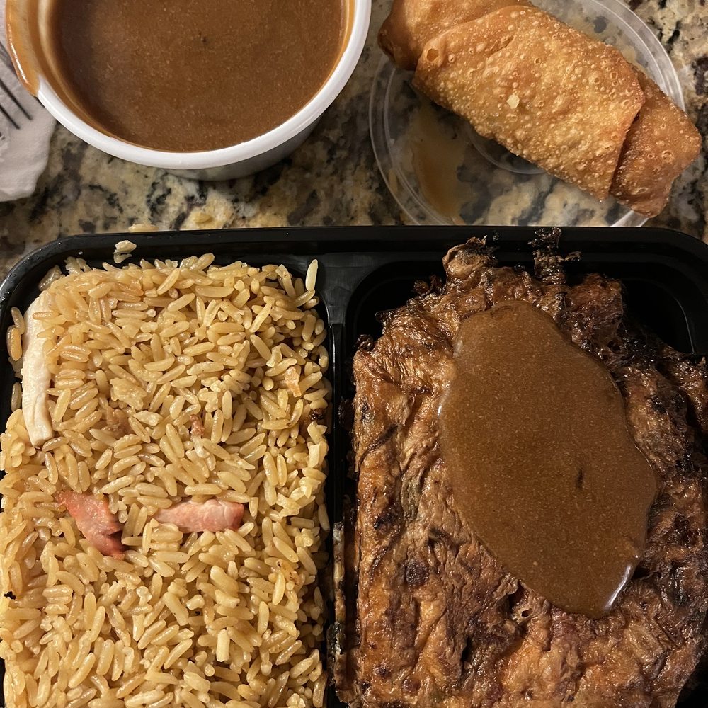 Grand China - Pork Foo Young and Eggroll - Chinese Near Me - West Palm Beach, Florida Grand China - Pork Foo Young and Eggroll - Chinese Near Me - West Palm Beach, Florida