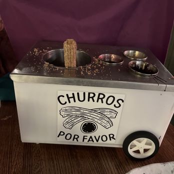 TORO Cantina - Churros - delicious, just one left for the pic.  Cool cart presentation. - Mexican Near Me - Albany, New York