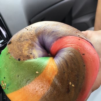 BB’s Bagels - Rainbow bagel - Breakfast & Brunch Near Me - Alpharetta, Georgia