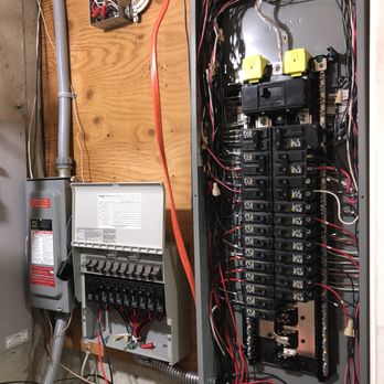 Peter Deyoung Electric - An after photo of a panel change with new Manual generator transfer switch - Electricians Near Me - New Ipswich, New Hampshire Peter Deyoung Electric - An after photo of a panel change with new Manual generator transfer switch - Electricians Near Me - New Ipswich, New Hampshire