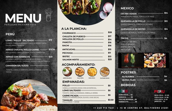 Menu photo 5 Inca Mex Fusion Baltimore, MD Menu photo 5 Inca Mex Fusion Baltimore, MD