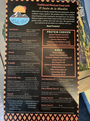 Menu photo 2 Lake Taco Hood River, OR