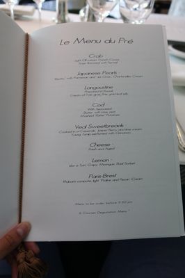 Menu photo 8 Le Pré Catelan Paris, 75