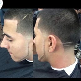 Caesar haircut with a tape up andb two lines and chin stripe ,Slick!!! Caesar haircut with a tape up andb two lines and chin stripe ,Slick!!!