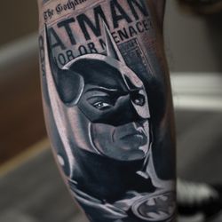 The War Room Art Collective & Tattoo Studio - Batman tattoo by Grant