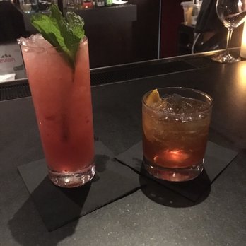 Komodo Miami - Stephanie, the  bartender created two awesome drinks! One with vodka and one with bourbon. - Asian Fusion Near Me - Miami, Florida
