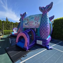 Delivering Fun Party Rentals - Under the sea bounce house and slide combo rental in Seattle