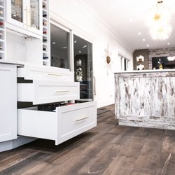 Smart Renovations - White Kitchen with Statement Island