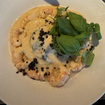 Salt - Spotted prawns with a giant crab ravioli and baby spinach - New American Near Me - Juneau, Alaska Salt - Spotted prawns with a giant crab ravioli and baby spinach - New American Near Me - Juneau, Alaska