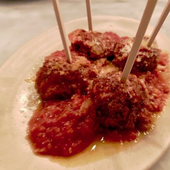 SRV Boston - Polpette - pork and beef meatball, tomato, parmigiano-reggiano - Italian Near Me - Boston, Massachusetts SRV Boston - Polpette - pork and beef meatball, tomato, parmigiano-reggiano - Italian Near Me - Boston, Massachusetts