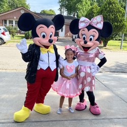 Houston characters and Superheroes - Minnie and Mickey
