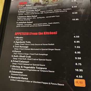 Sensei Sushi Bar & Grill - Menu - Sushi Bars Near Me - Kapaʻa, Hawaii