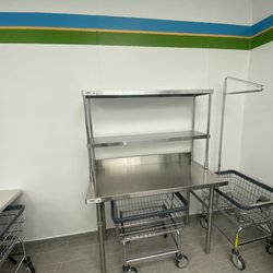 Fresh and Clean Laundry - Private folding station available for social distancing.