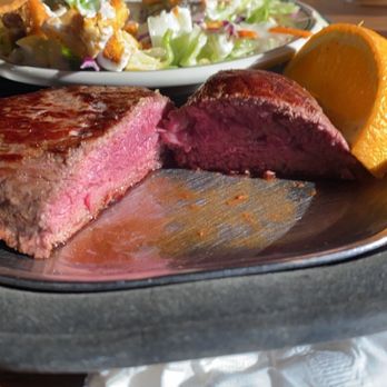 Duffy's Restaurant - Steak dinner with salad as the side instead of potatoes and salad - American Near Me - Aberdeen, Washington Duffy's Restaurant - Steak dinner with salad as the side instead of potatoes and salad - American Near Me - Aberdeen, Washington