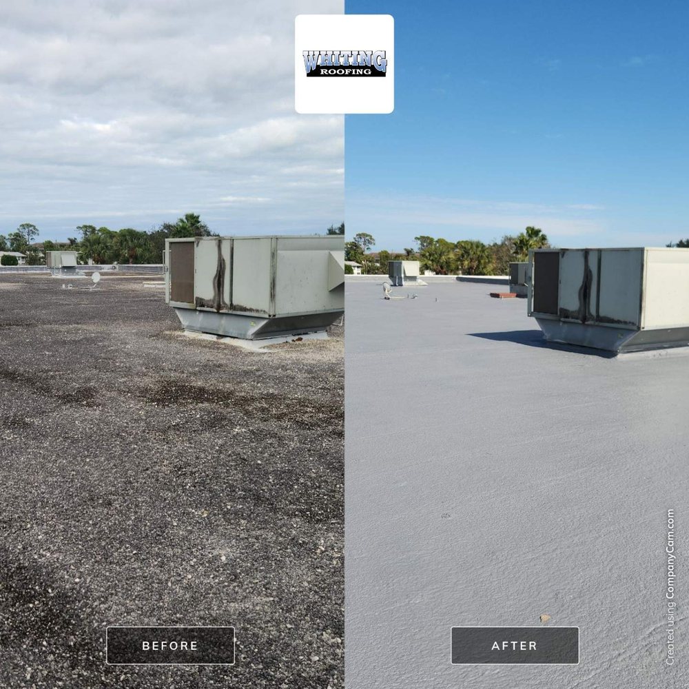 Slide of Whiting Roofing