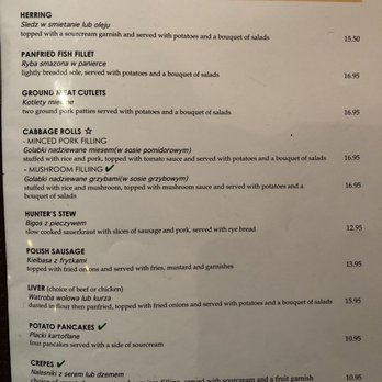 Café Polonez - Menu (January 2019) - Polish Near Me - Toronto, Ontario Café Polonez - Menu (January 2019) - Polish Near Me - Toronto, Ontario