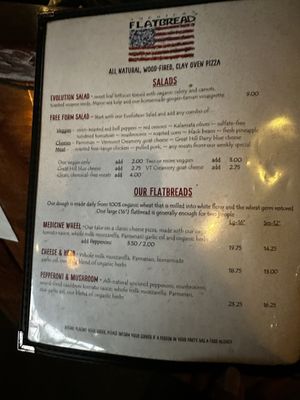Menu photo 7 American Flatbread Canton, CT